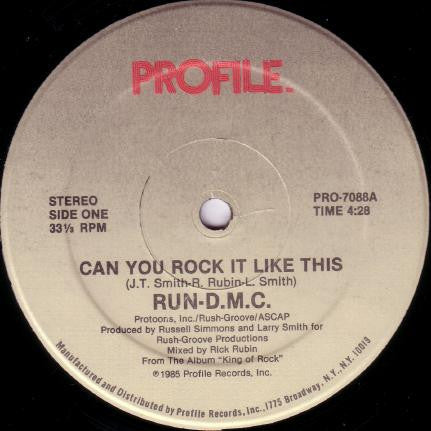 Run-DMC ~ Can You Rock It Like This (Vinyl) - Djungel & Jazz