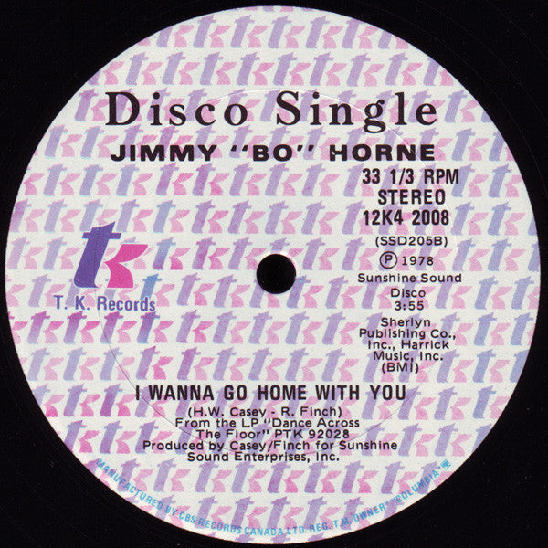 Jimmy "Bo" Horne : Spank (Special Disco Re-Mix) (12", Single)