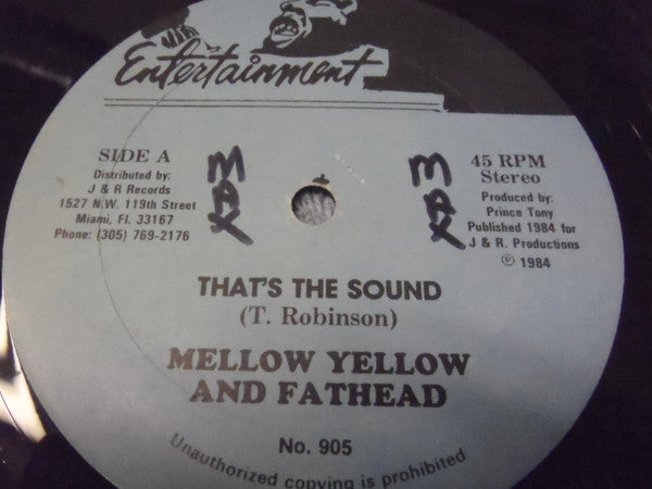Mellow Yellow And Fathead (2) : That's The Sound (12")