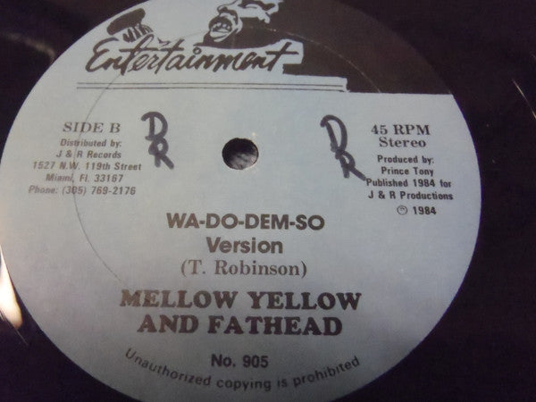 Mellow Yellow And Fathead (2) : That's The Sound (12")