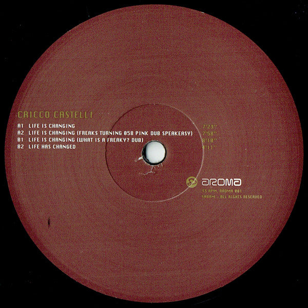 Cricco Castelli : Life Is Changing (12")