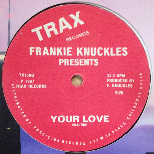 Frankie Knuckles : Baby Wants To Ride (12")