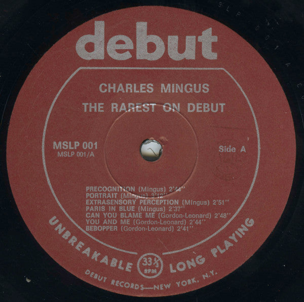 Charles Mingus ~ The Rarest On Debut (Vinyl) - Djungel & Jazz