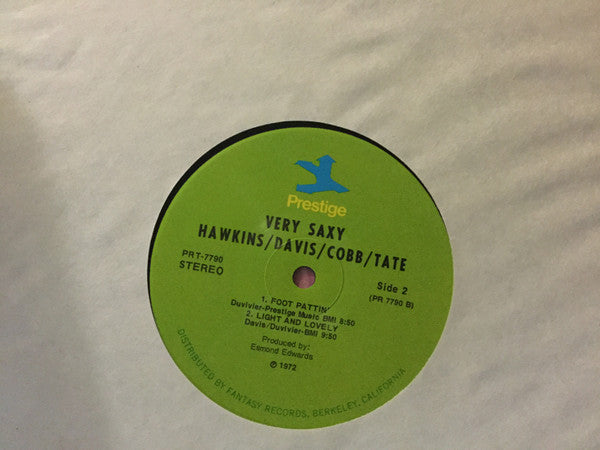 Eddie "Lockjaw" Davis / Buddy Tate / Coleman Hawkins / Arnett Cobb ~ Very Saxy! (Vinyl) - Djungel & Jazz