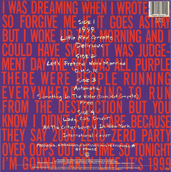 Prince ~ 1999 (Vinyl) - Djungel & Jazz