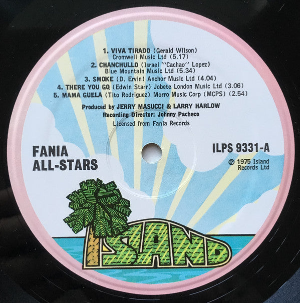 Fania All Stars : Fania All-Stars (LP, Album, Pin)