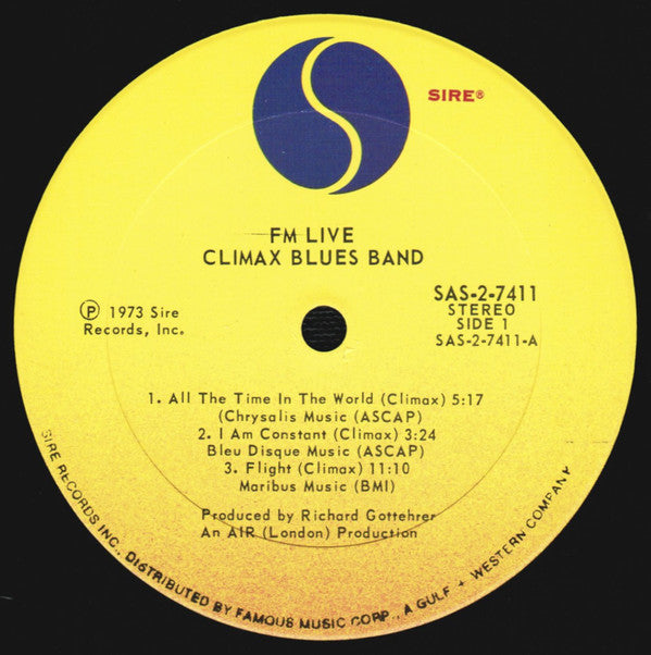Climax Blues Band ~ FM / Live (Vinyl) - Djungel & Jazz