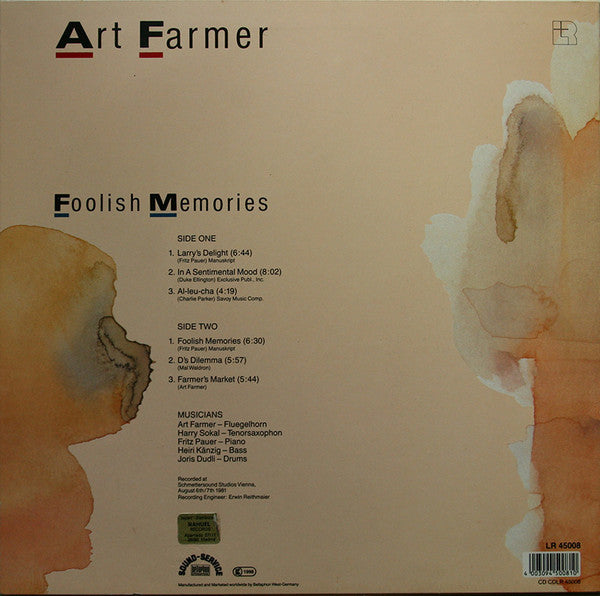 Art Farmer ~ Foolish Memories (Vinyl) - Djungel & Jazz
