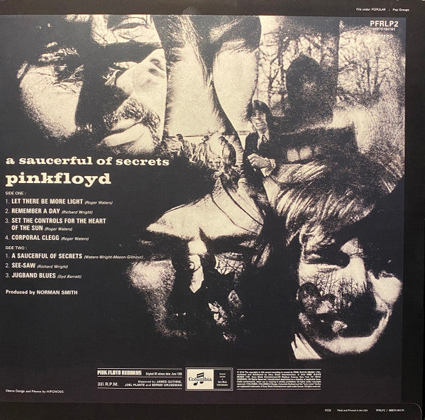 Pink Floyd ~ A Saucerful Of Secrets (Vinyl) - Djungel & Jazz