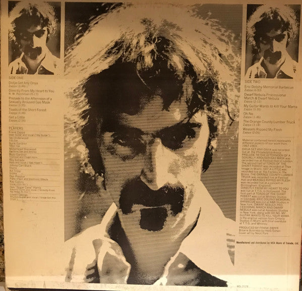 The Mothers : Weasels Ripped My Flesh (LP, Album, RE)