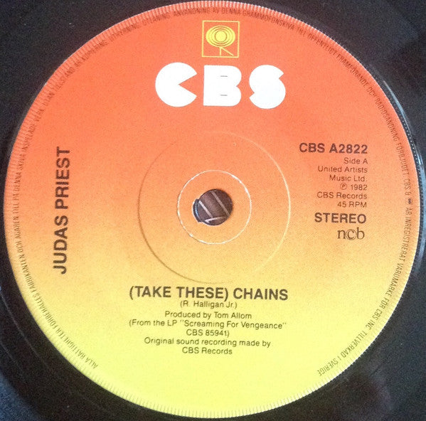 Judas Priest : Chains (7", Single)