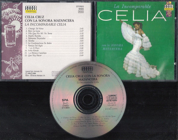Celia Cruz Con La Sonora Matancera ~ La Incomparable Celia (Vinyl) - Djungel & Jazz