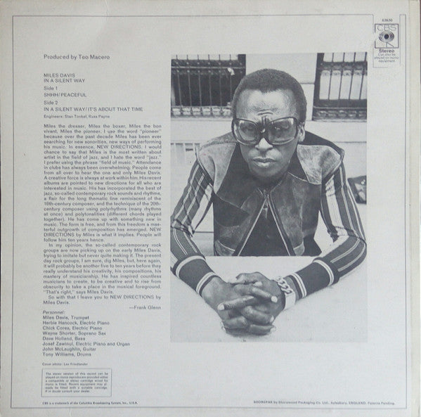 Miles Davis ~ In A Silent Way (Vinyl) - Djungel & Jazz