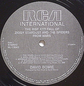 David Bowie ~ The Rise And Fall Of Ziggy Stardust And The Spiders From Mars (Vinyl) - Djungel & Jazz