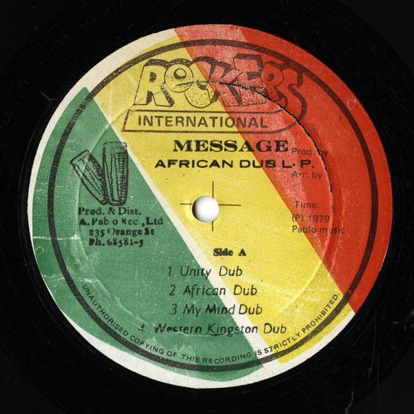 Augustus Pablo : Africa Must Be Free By 1983 (Dub) (LP, Album, M/Print)