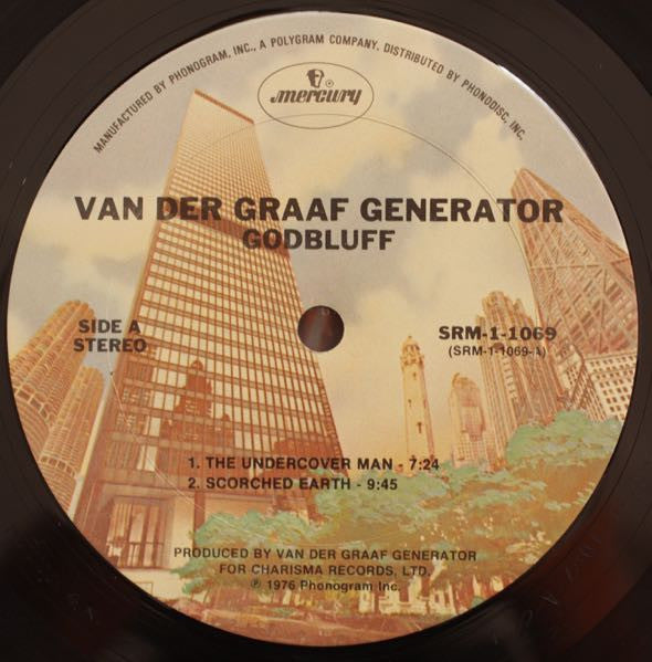 Van Der Graaf Generator ~ Godbluff (Vinyl) - Djungel & Jazz