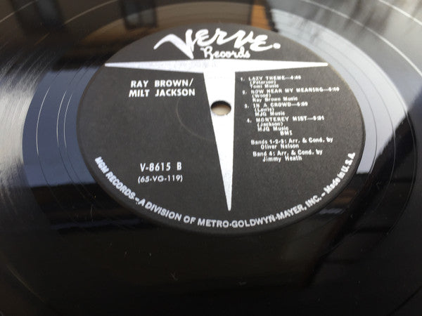 Ray Brown / Milt Jackson ~ Ray Brown / Milt Jackson (Vinyl) - Djungel & Jazz