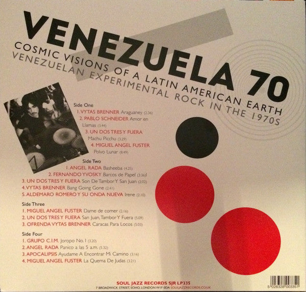 Various : Venezuela 70 (Cosmic Visions Of A Latin American Earth: Venezuelan Experimental Rock In The 1970's) (2xLP, Comp)