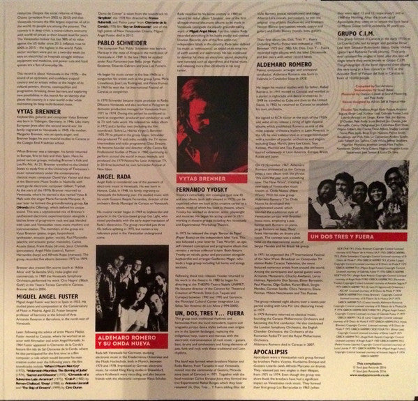 Various : Venezuela 70 (Cosmic Visions Of A Latin American Earth: Venezuelan Experimental Rock In The 1970's) (2xLP, Comp)