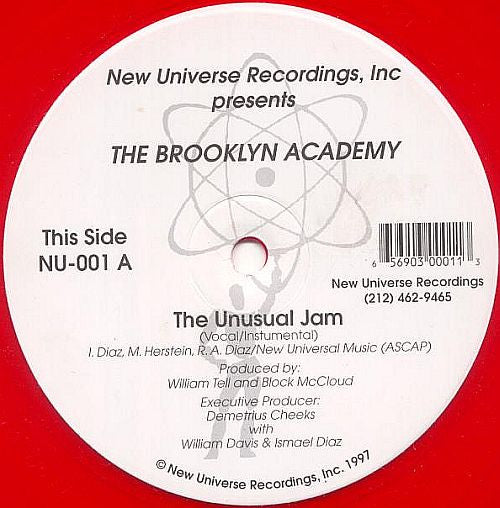Brooklyn Academy ~ The Unusual Jam / Blind Fury (The Tempest) (Vinyl) - Djungel & Jazz