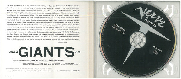 Stan Getz · Gerry Mulligan · Harry Edison, Louis Bellson And The Oscar Peterson Trio ~ Jazz Giants '58 (Vinyl) - Djungel & Jazz