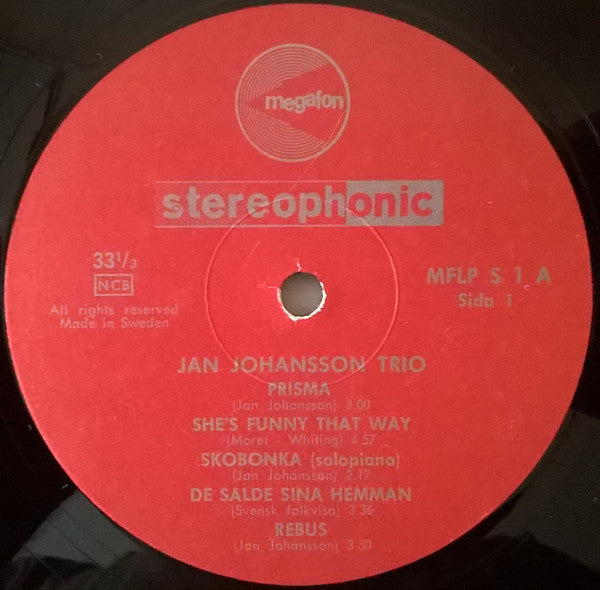 Jan Johansson ~ 8 Bitar (Vinyl) - Djungel & Jazz