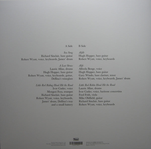 Robert Wyatt ~ Rock Bottom (Vinyl) - Djungel & Jazz