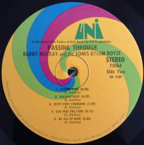 Rabbit MacKay And The Somis Rythm Boyze ~ Passing Through (Vinyl) - Djungel & Jazz
