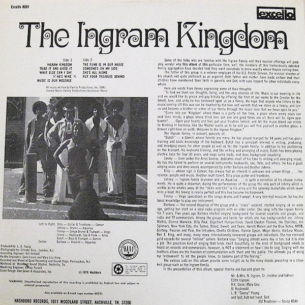 Ingram : The Ingram Kingdom (LP, Album)