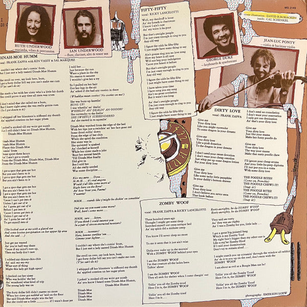 The Mothers : Over-nite Sensation (LP, Album, RE, Imp)