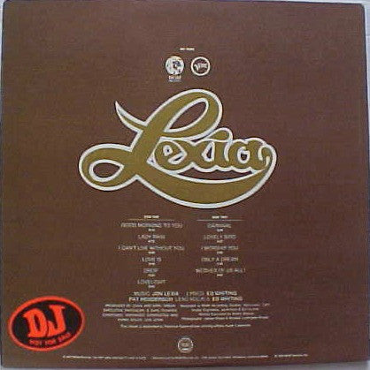 Lexia ~ Lexia (Vinyl) - Djungel & Jazz