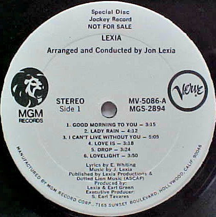 Lexia ~ Lexia (Vinyl) - Djungel & Jazz