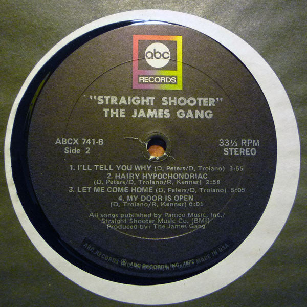James Gang ~ Straight Shooter (Vinyl) - Djungel & Jazz