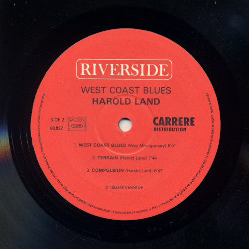 Harold Land ~ West Coast Blues! (Vinyl) - Djungel & Jazz