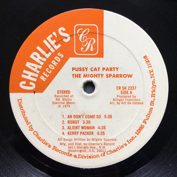 Mighty Sparrow : Pussy Cat Party (LP, Album)