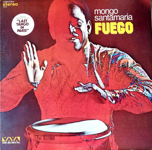 Mongo Santamaria : Fuego (LP, Album, Gat)