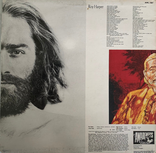 Roy Harper ~ Lifemask (Vinyl) - Djungel & Jazz