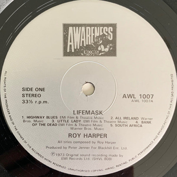 Roy Harper ~ Lifemask (Vinyl) - Djungel & Jazz