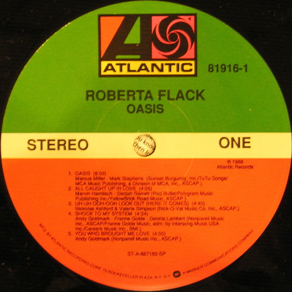 Roberta Flack ~ Oasis (Vinyl) - Djungel & Jazz