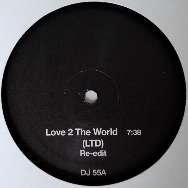 LTD* / Bucketheads* : Love To The World / The Bomb (These Sounds Fall Into My Mind) (12", Unofficial)