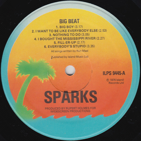 Sparks ~ Big Beat (Vinyl) - Djungel & Jazz