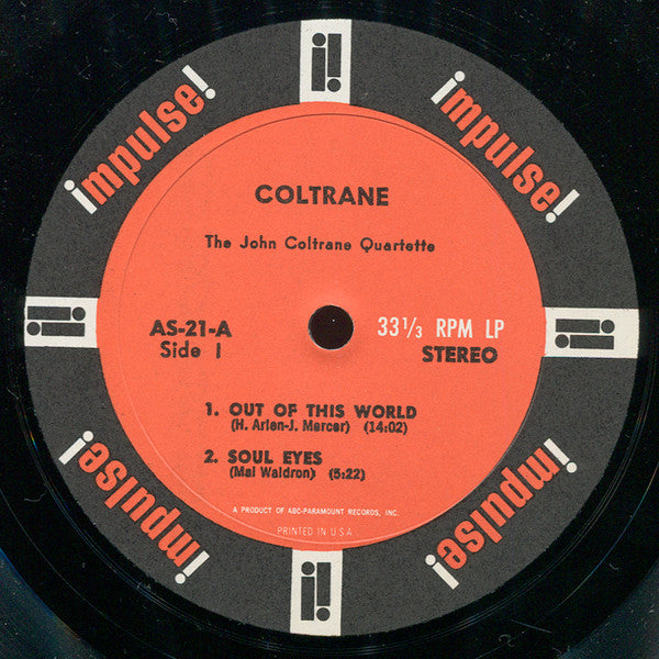 The John Coltrane Quartet : Coltrane (LP, Album, RP, ABC)