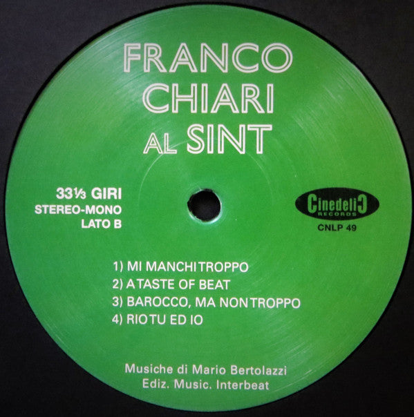 Franco Chiari ~ Al Sint (Vinyl) - Djungel & Jazz