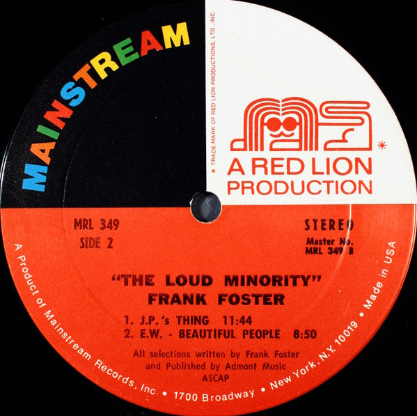 Frank Foster ~ The Loud Minority (Vinyl) - Djungel & Jazz