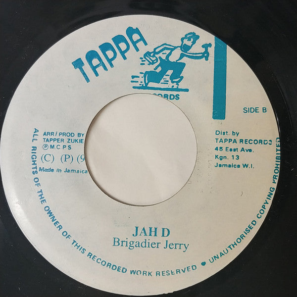 Brigadier Jerry / Pam Hall : Jah D / Let Me Tell You Boy (7")