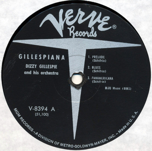 Dizzy Gillespie And His Orchestra ~ Gillespiana (Vinyl) - Djungel & Jazz