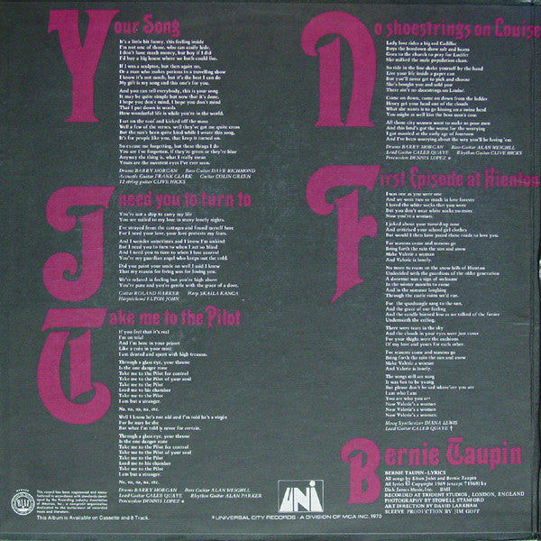 Elton John ~ Elton John (Vinyl) - Djungel & Jazz