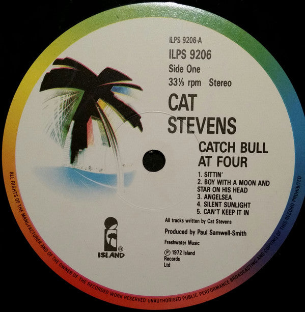 Cat Stevens ~ Catch Bull At Four (Vinyl) - Djungel & Jazz