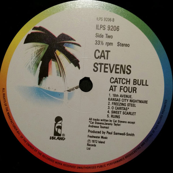 Cat Stevens ~ Catch Bull At Four (Vinyl) - Djungel & Jazz