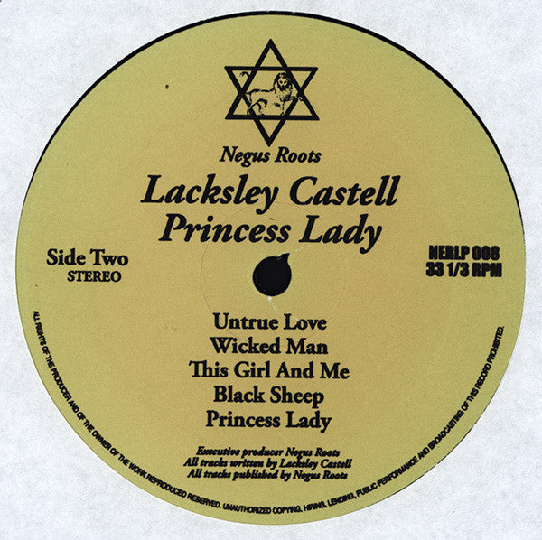 Lacksley Castell : Princess Lady (LP, Album, RE, Bei)
